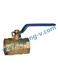API brass 2pc thread ball valve